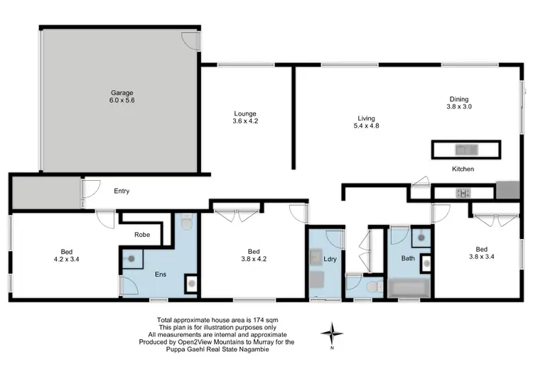 Floorplan of Homely house listing, 34-36 SCARLETT STREET, Avenel VIC 3664