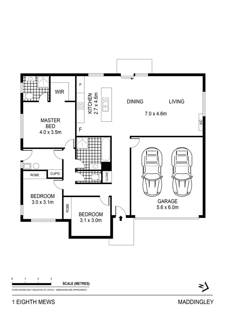 Floorplan of Homely house listing, 1 Eighth Mews, Maddingley VIC 3340