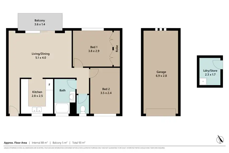 Floorplan of Homely unit listing, 5/10 Stuckey Road, Clayfield QLD 4011