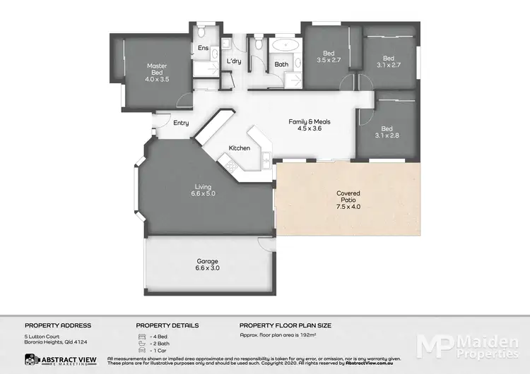 Floorplan of Homely house listing, 5 Lutton Court, Boronia Heights QLD 4124