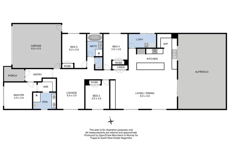 Floorplan of Homely house listing, 995 HAMMOND ROAD, Murchison VIC 3610
