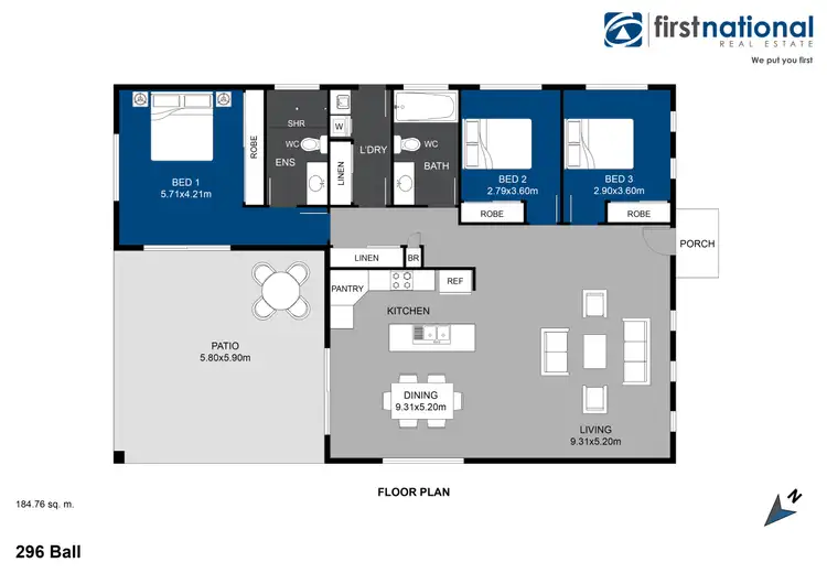 Floorplan of Homely rural property listing, 296 Ball Road, Peeramon QLD 4885