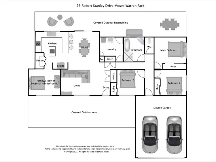 Floorplan of Homely house listing, 26 Robert Stanley Drive, Mount Warren Park QLD 4207