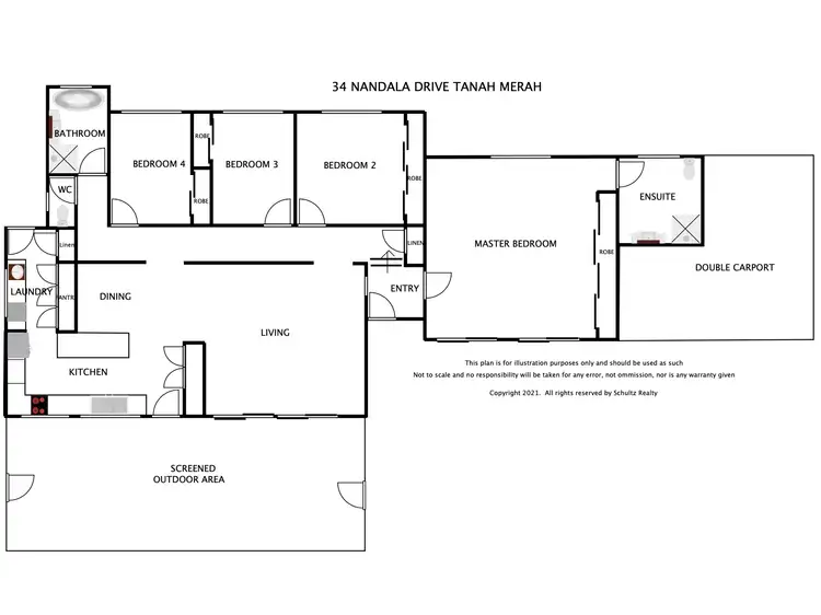 Floorplan of Homely house listing, 34 Nandala Drive, Tanah Merah QLD 4128