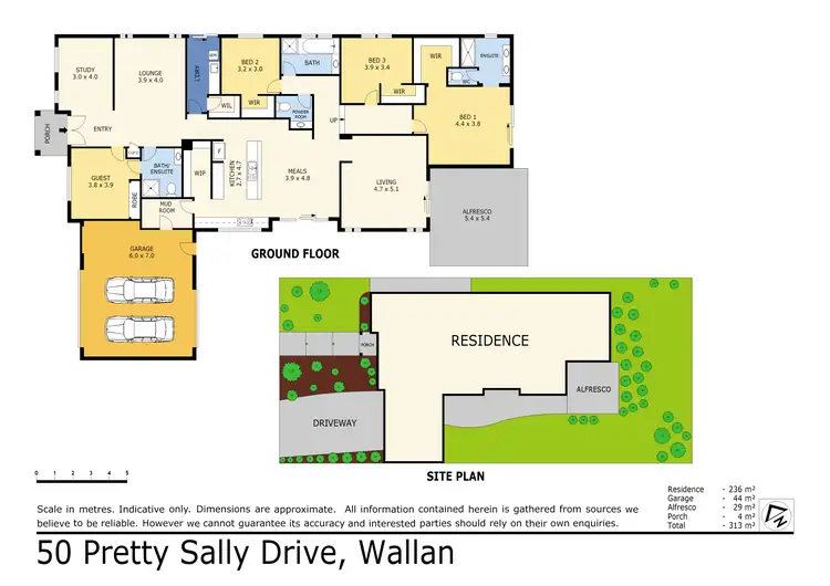 Floorplan of Homely house listing, 50 Pretty Sally Drive, Wallan VIC 3756