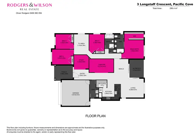 Floorplan of Homely house listing, 3 Longstaff Crescent, Pimpama QLD 4209