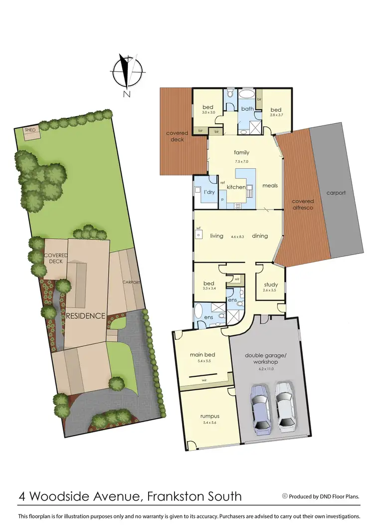 Floorplan of Homely house listing, 4 Woodside Avenue, Frankston South VIC 3199