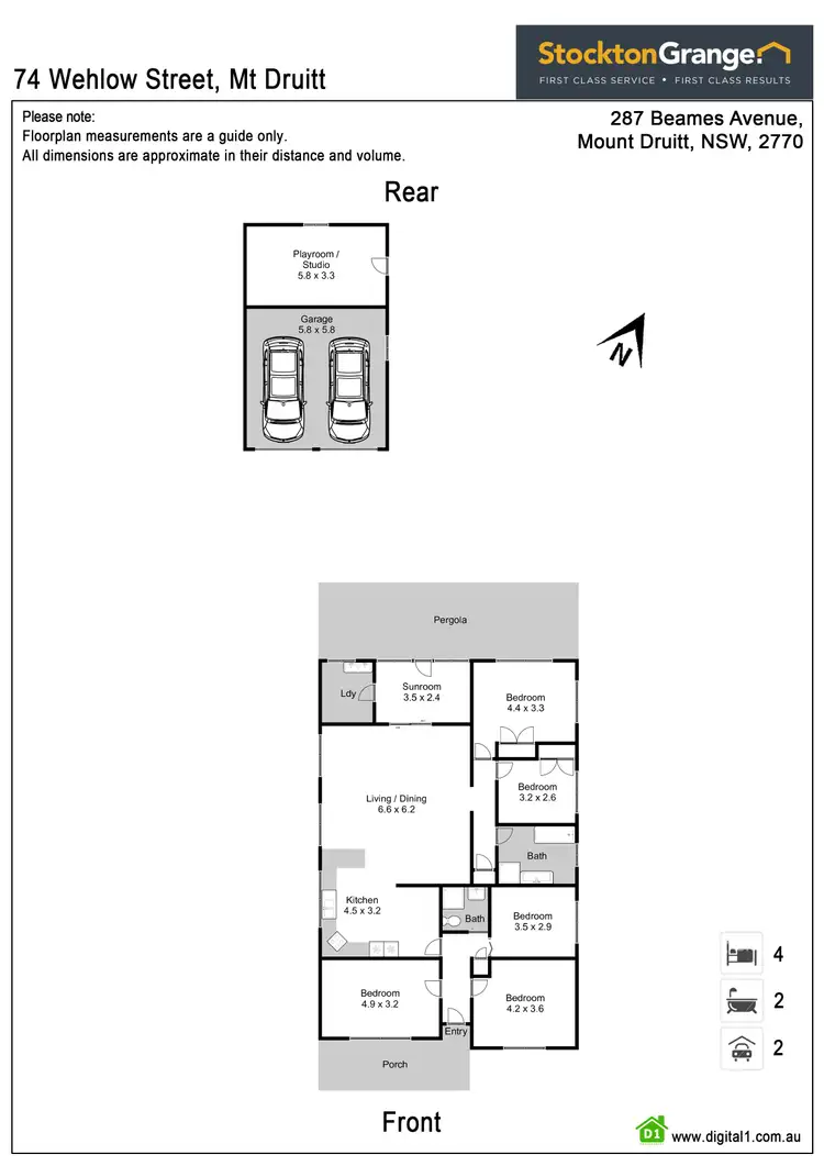 Floorplan of Homely house listing, 74 Wehlow Street, Mount Druitt NSW 2770
