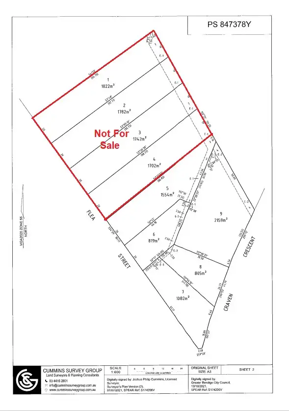 Floorplan of Homely land listing, LOT 7/26 Craven Crescent, Heathcote VIC 3523
