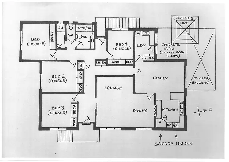 Floorplan of Homely house listing, 164 Burke Street, Warragul VIC 3820