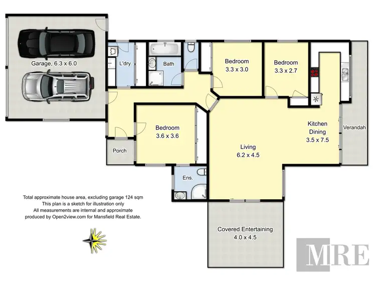 Floorplan of Homely townhouse listing, 1/1 Cambridge Drive, Mansfield VIC 3722