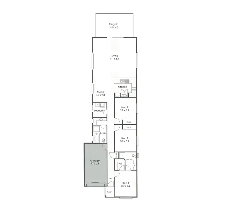Floorplan of Homely house listing, 10 Braes Close, Reynella East SA 5161