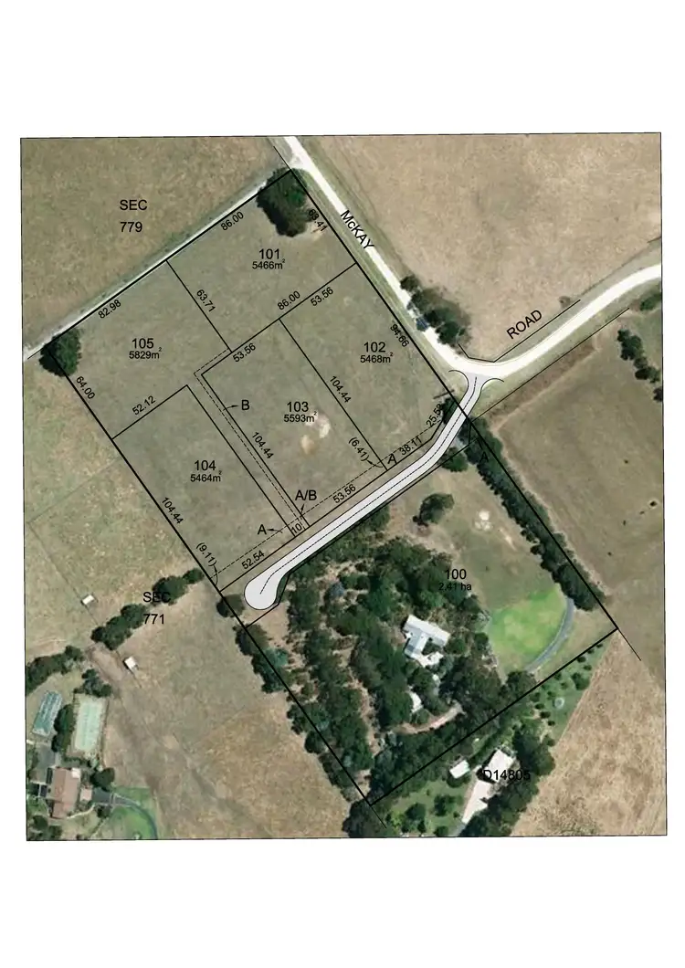 Floorplan of Homely land listing, LOT 101 McKay Road, Compton SA 5291