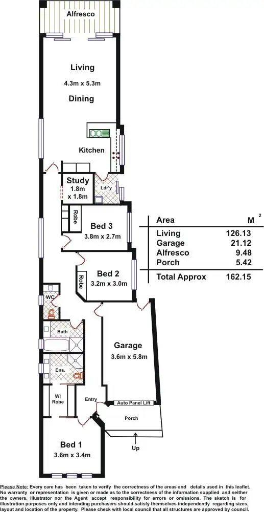 Floorplan of Homely house listing, 26a Anstey Crescent, Marleston SA 5033