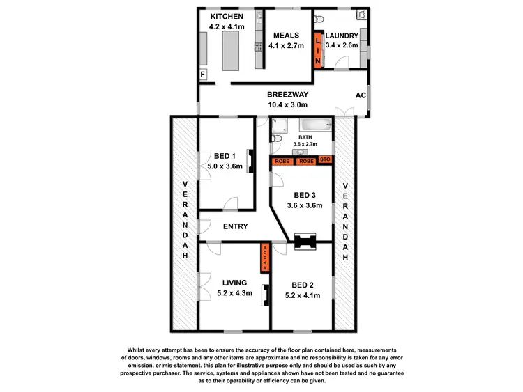 Floorplan of Homely house listing, 73 Monroe Street, Branxholme VIC 3302