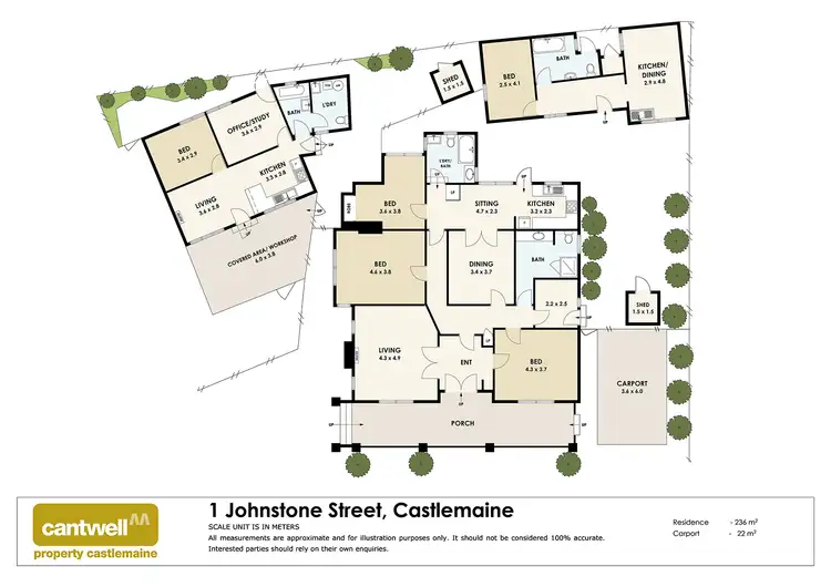 Floorplan of Homely house listing, 1 Johnstone Street, Castlemaine VIC 3450