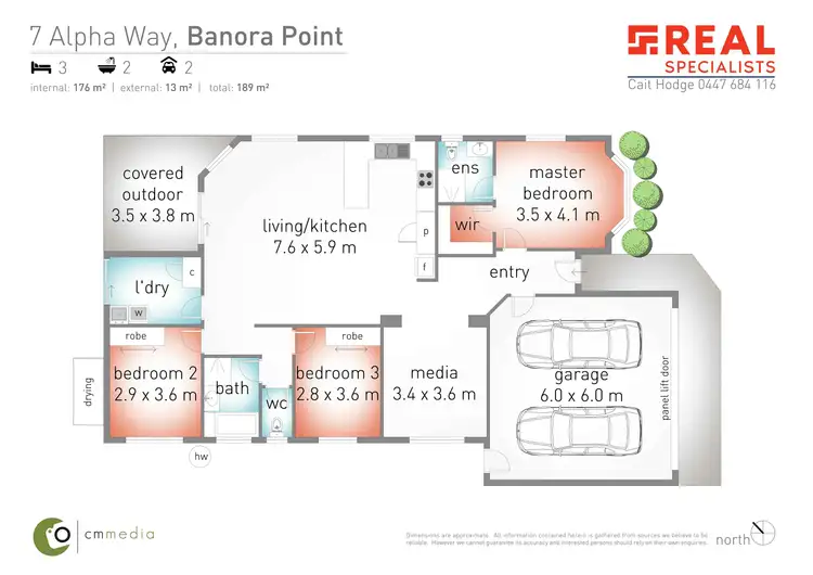 Floorplan of Homely house listing, 7 Alpha Way, Banora Point NSW 2486