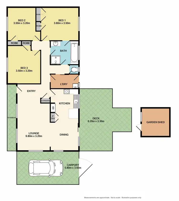 Floorplan of Homely house listing, 5 Yate Court, Thurgoona NSW 2640
