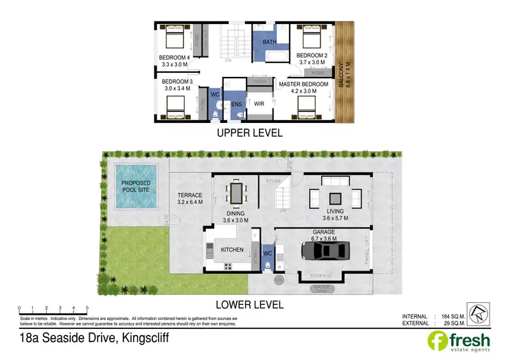 Floorplan of Homely house listing, 18A Seaside Drive, Kingscliff NSW 2487