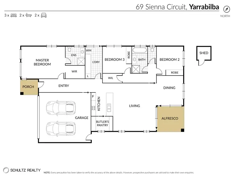 Floorplan of Homely house listing, 69 Sienna Circuit, Yarrabilba QLD 4207