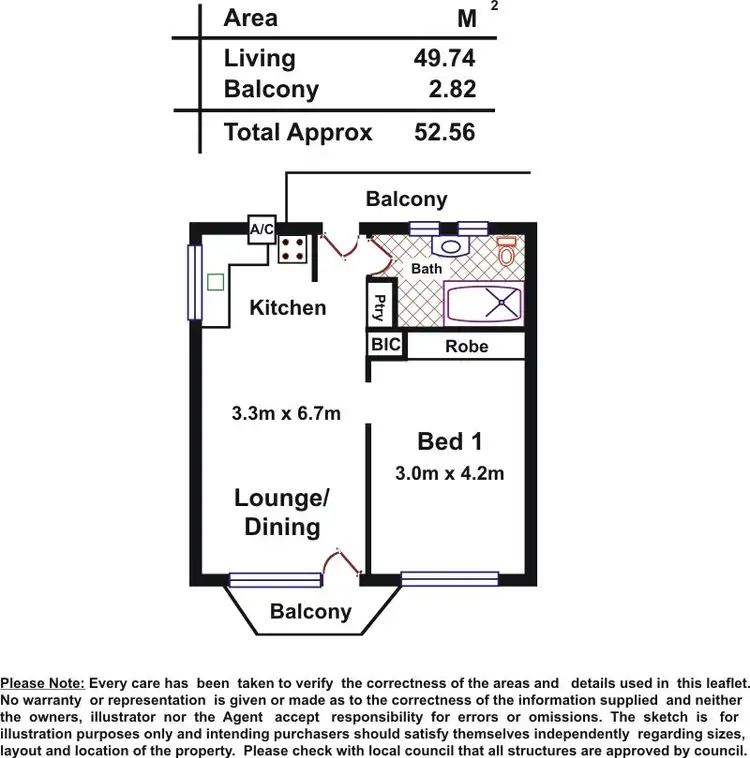 Floorplan of Homely unit listing, 5/14 Henry Street, Plympton SA 5038