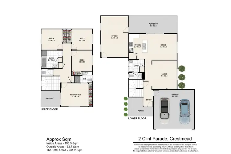 Floorplan of Homely house listing, 2 Clint Parade, Crestmead QLD 4132