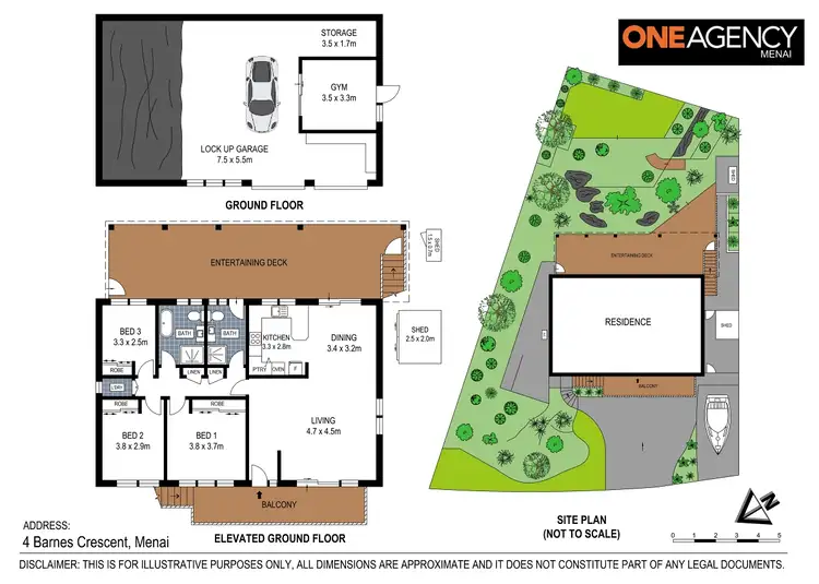 Floorplan of Homely house listing, 4 Barnes Crescent, Menai NSW 2234