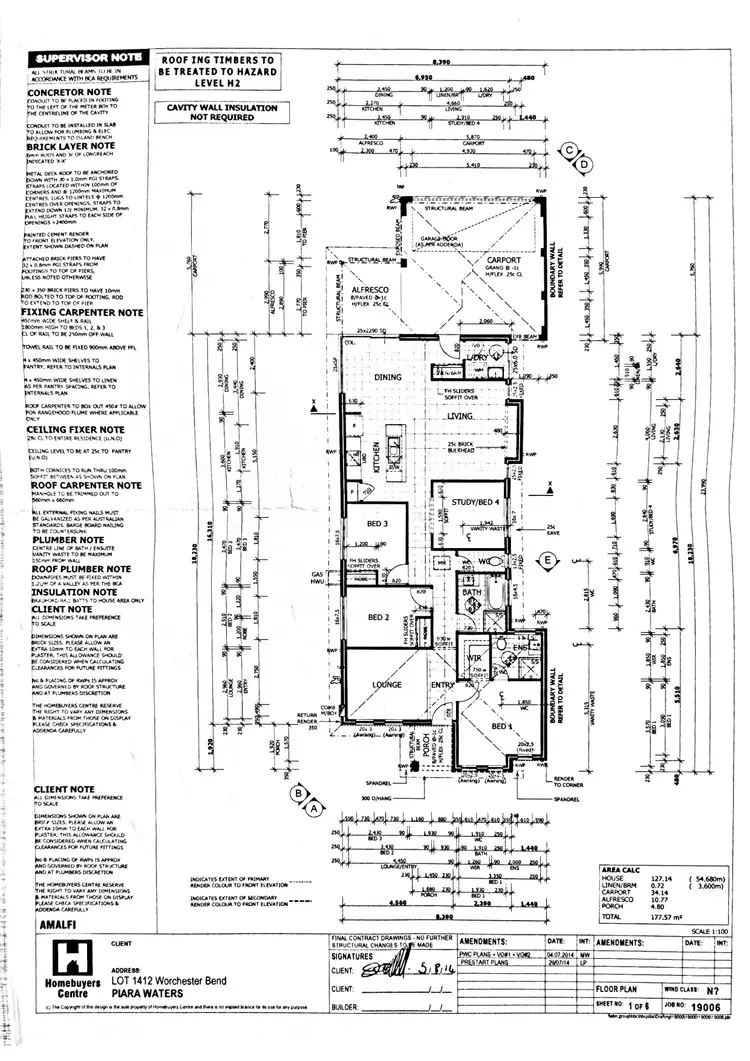 Floorplan of Homely house listing, 16 Worcester Bend, Piara Waters WA 6112