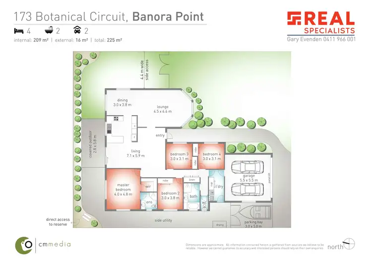 Floorplan of Homely house listing, 173 Botanical Circuit, Banora Point NSW 2486