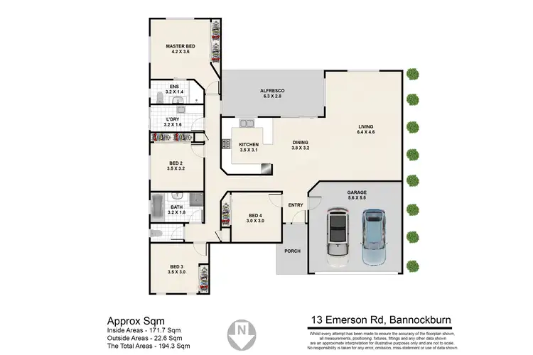 Floorplan of Homely house listing, 13 Emerson Road, Bannockburn QLD 4207