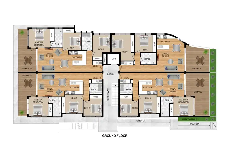 Floorplan of Homely house listing, 20 Sisley Street, St Lucia QLD 4067