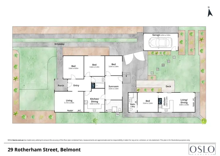 Floorplan of Homely house listing, 29 Rotherham Street, Belmont VIC 3216