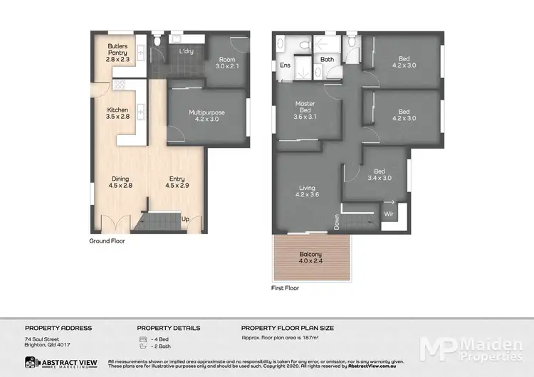 Floorplan of Homely house listing, 74 Saul Street, Brighton QLD 4017