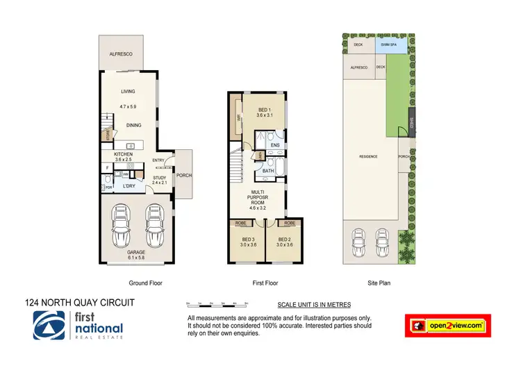 Floorplan of Homely house listing, 124 North Quay Circuit, Hope Island QLD 4212