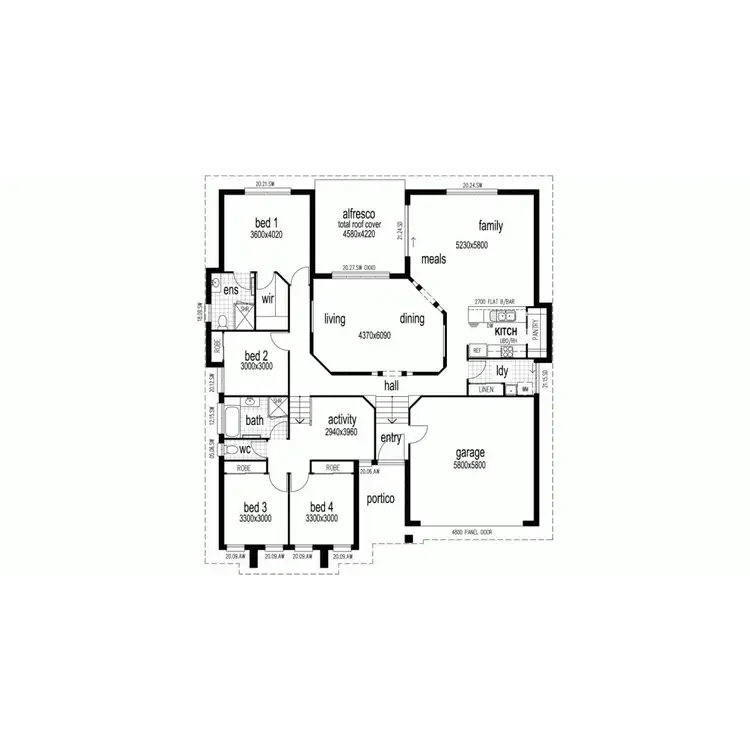 Floorplan of Homely house listing, 56 Aldgate Crescent, Pacific Pines QLD 4211