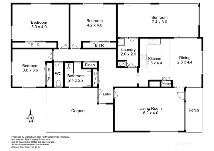 Floorplan of Homely house listing, 78 Upper Maud Street, West Ulverstone TAS 7315