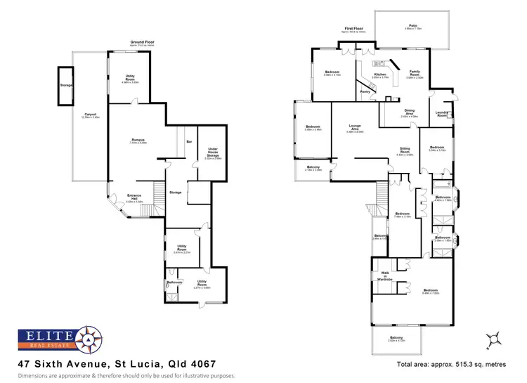 Floorplan of Homely house listing, 47 Sixth Avenue, St Lucia QLD 4067