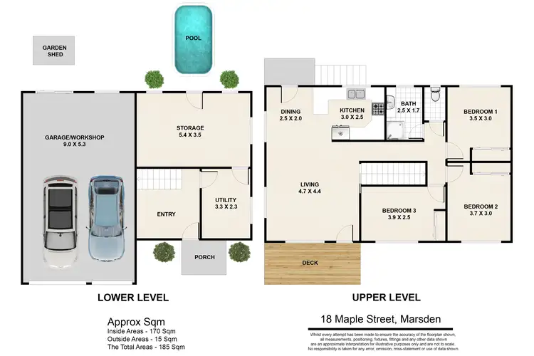 Floorplan of Homely house listing, 18 Maple Street, Marsden QLD 4132