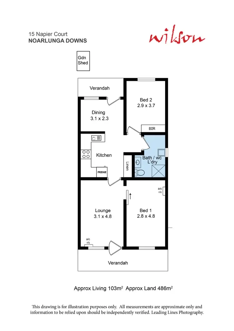 Floorplan of Homely house listing, 15 Napier Court, Noarlunga Downs SA 5168