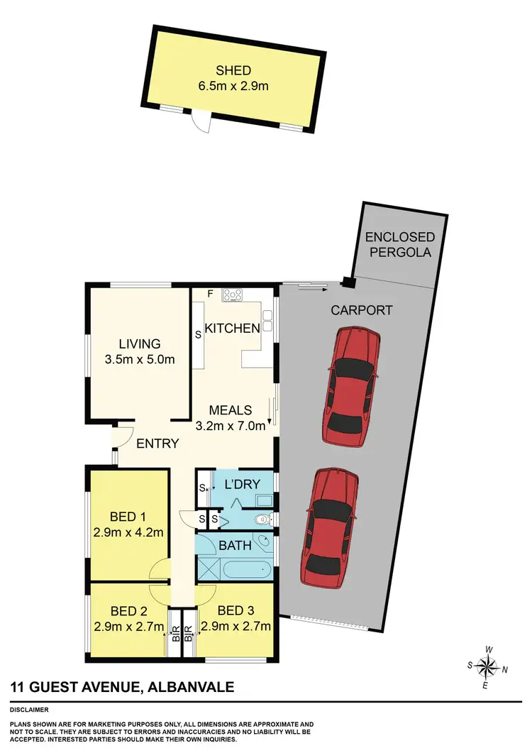 Floorplan of Homely house listing, 11 Guest Avenue, Albanvale VIC 3021