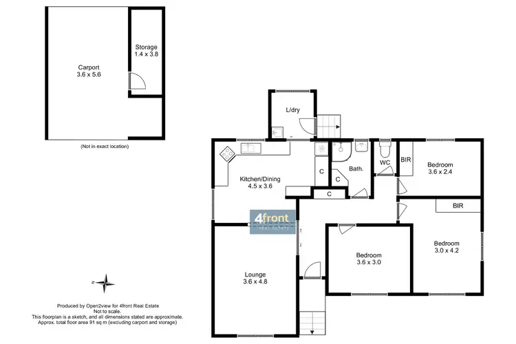 Floorplan of Homely house listing, 85 Payne Street, Acton TAS 7320
