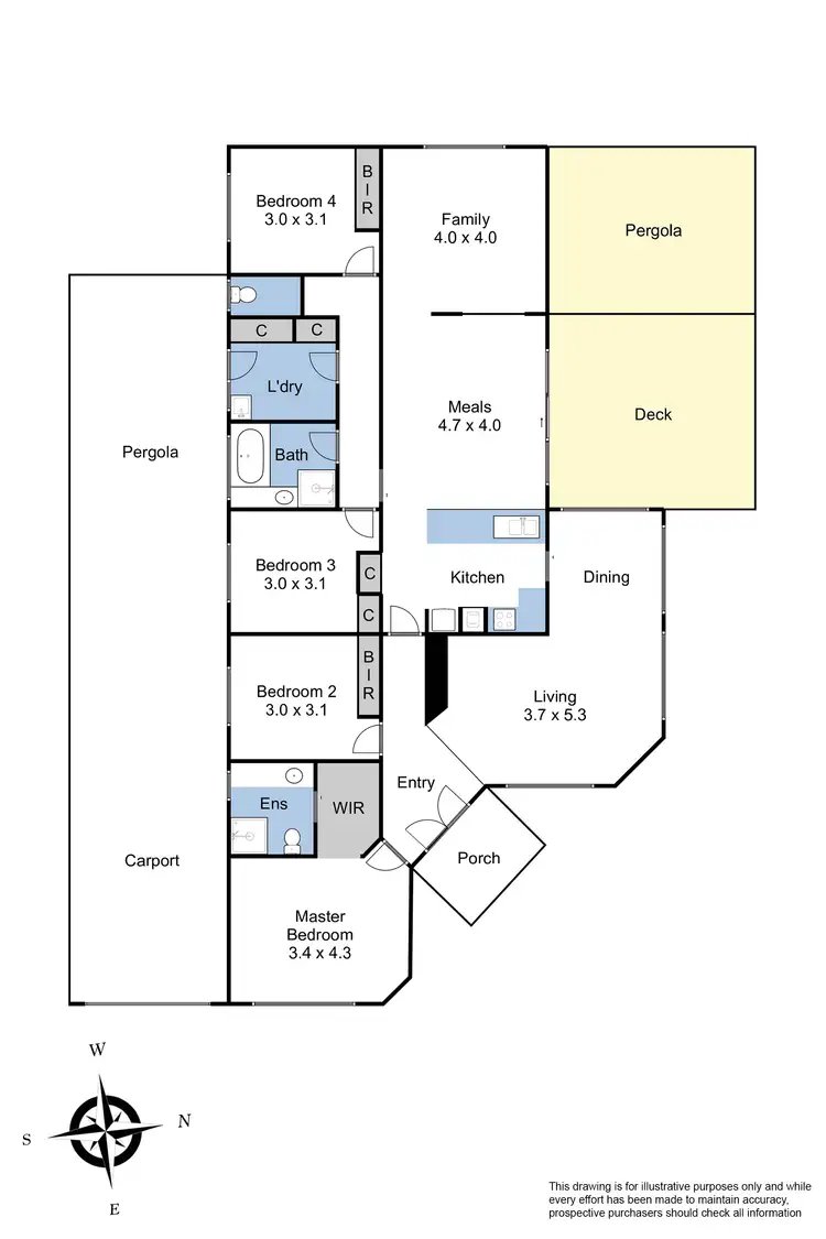 Floorplan of Homely house listing, 41 Fitzgerald Road, Hallam VIC 3803