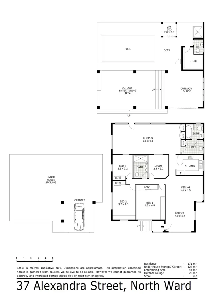 Floorplan of Homely house listing, 37 ALEXANDRA STREET, North Ward QLD 4810