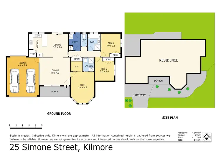 Floorplan of Homely house listing, 25 Simone Street, Kilmore VIC 3764