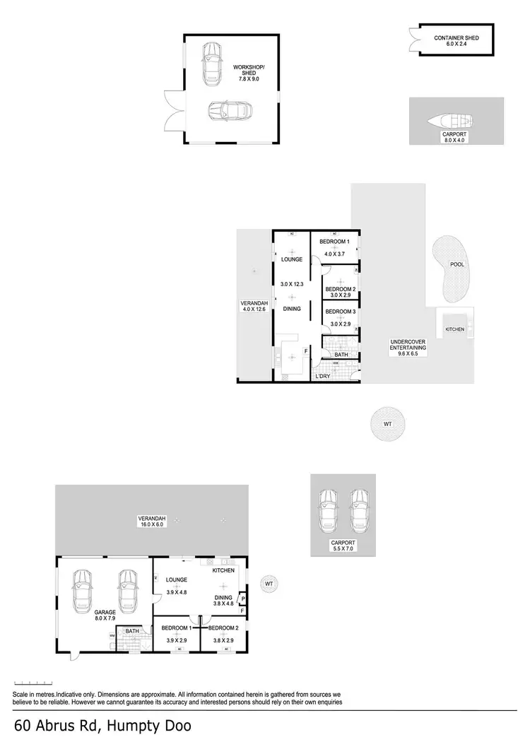 Floorplan of Homely house listing, 60 Abrus Road, Humpty Doo NT 836