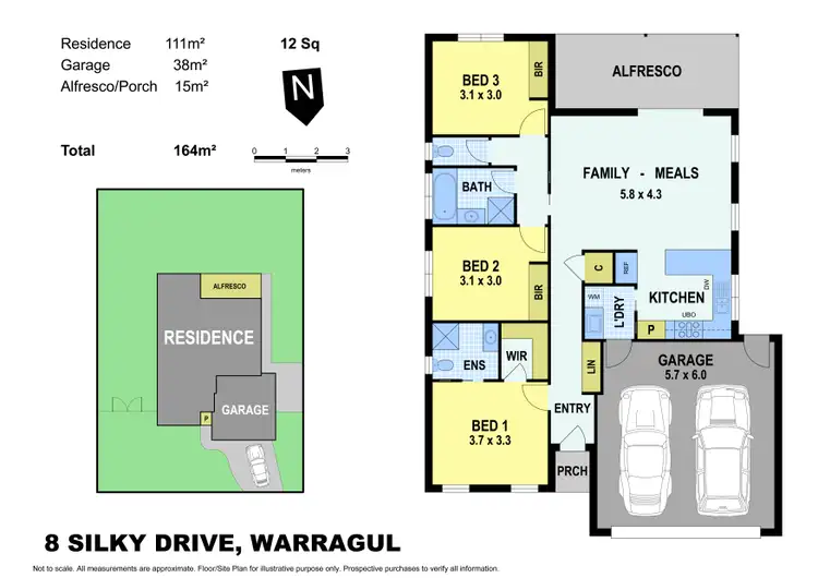 Floorplan of Homely house listing, 8 Silky Drive, Warragul VIC 3820