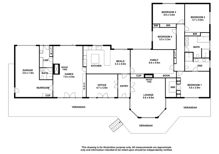 Floorplan of Homely house listing, 247 Mount Percy Road, Compton SA 5291