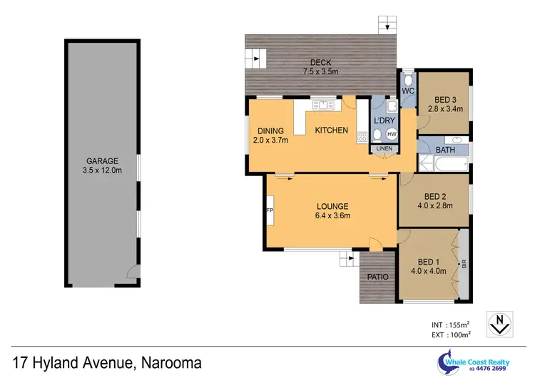 Floorplan of Homely house listing, 17 Hyland Avenue, Narooma NSW 2546
