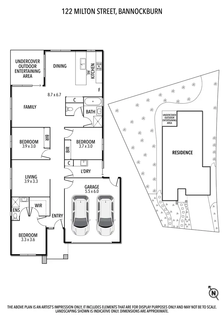 Floorplan of Homely house listing, 122 MILTON STREET, Bannockburn VIC 3331