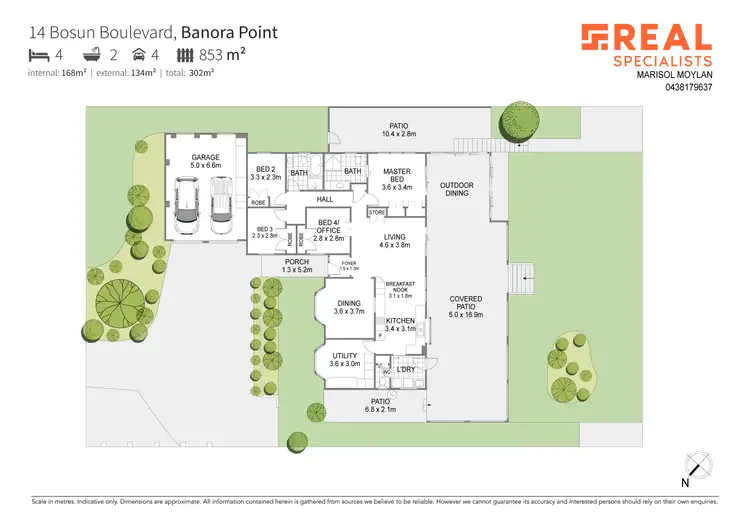 Floorplan of Homely house listing, 14 Bosun Boulevard, Banora Point NSW 2486